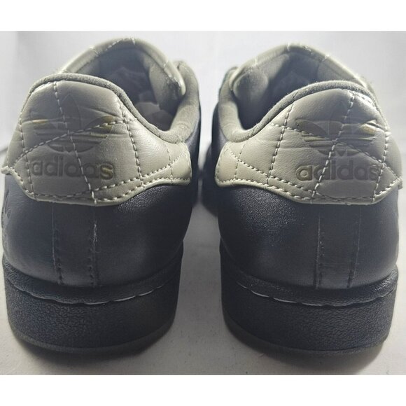 Adidas Superstar LTO Trainer shoes Men\'s Size 8,5 Black Leather Gold Logo  Rare